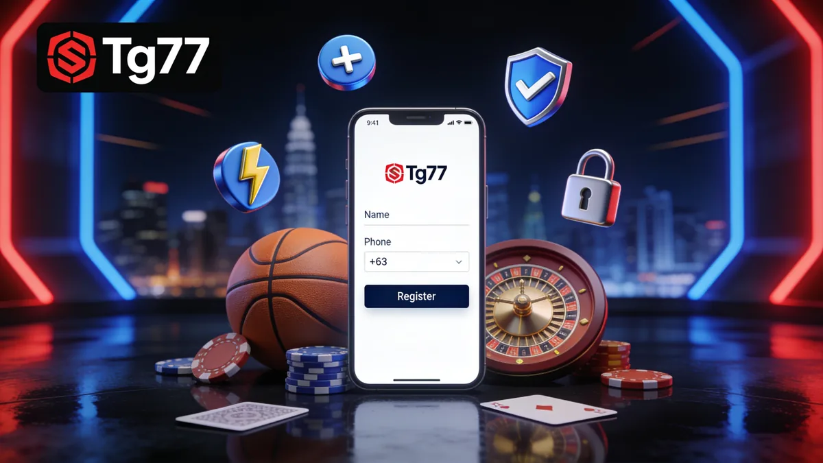 How to register at tg77 casino for players in the Philippines